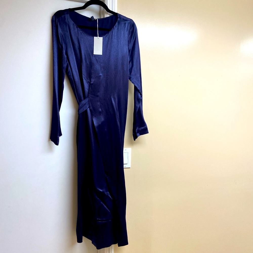 COS Silky Wrap Dress